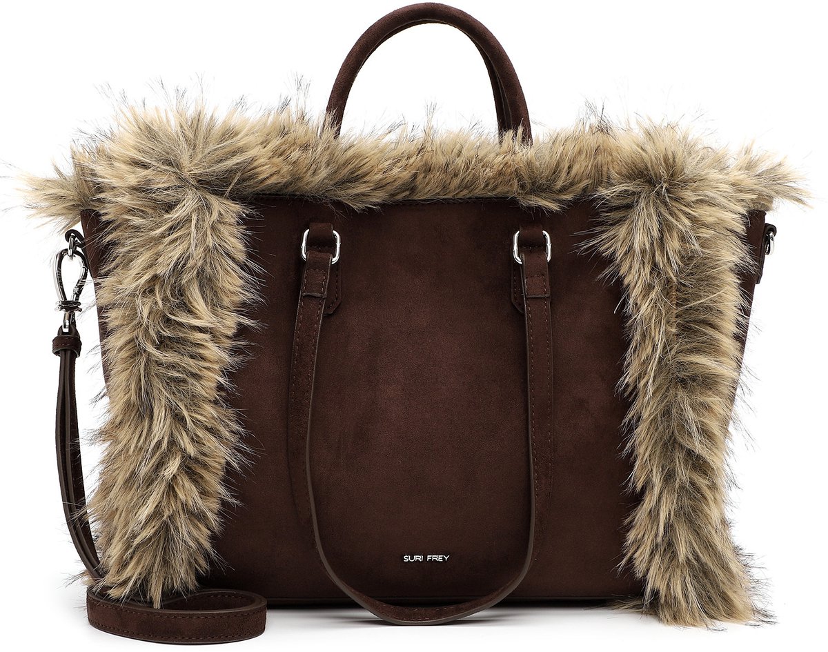 SURI FREY Shopper SFY Chessy Suede ( 17451 ) - Dames handtassen - brown 200