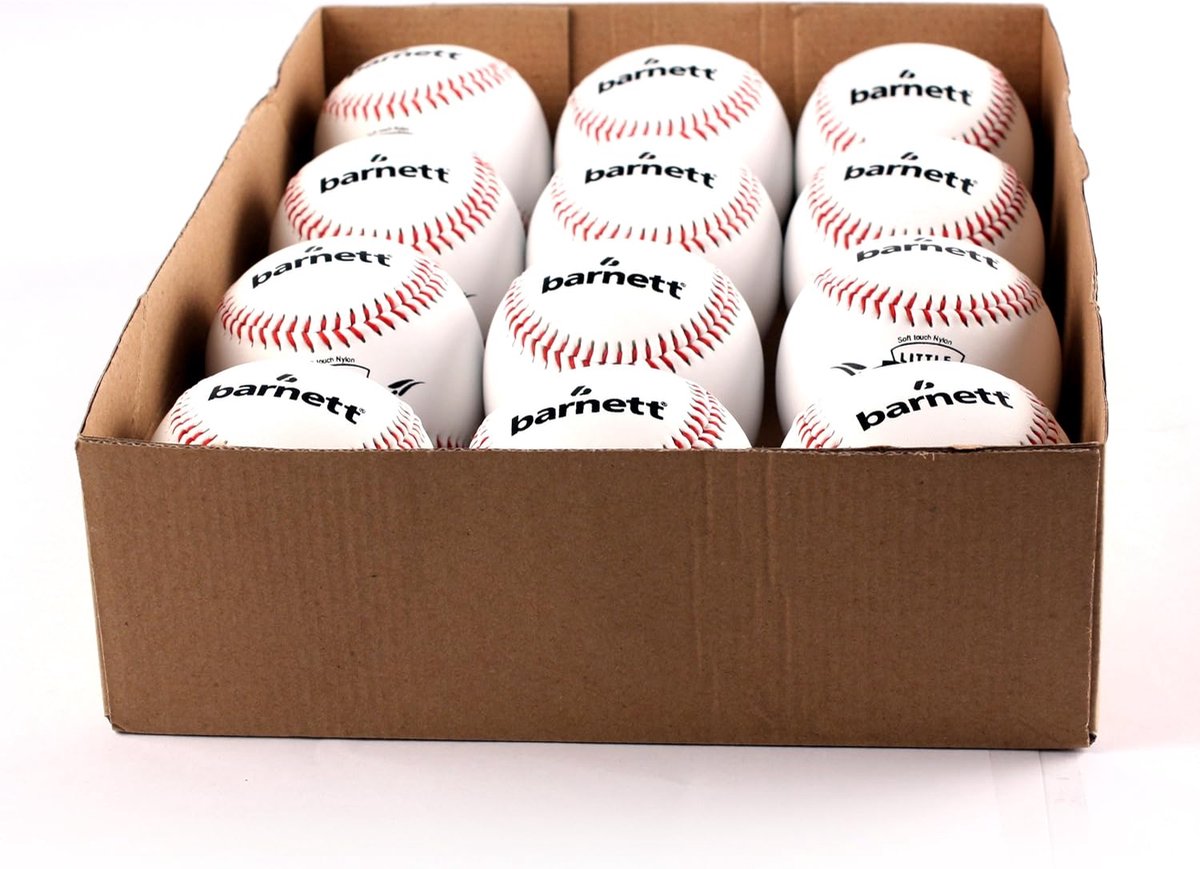 Baseball bal 9 inch - echt leer - krachtige speelbal - ideaal voor wedstrijden - ShopVlot