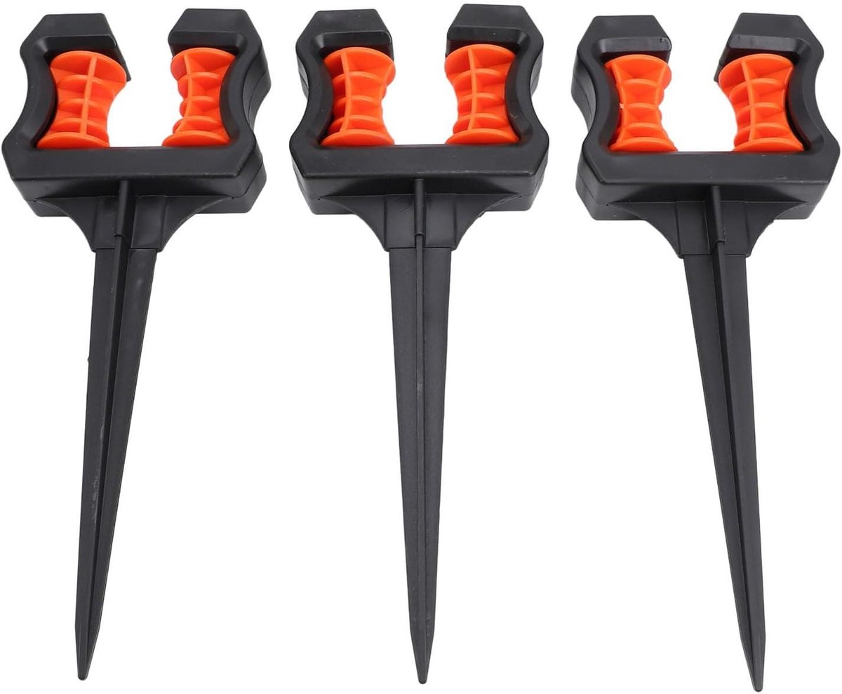 Tuinslanggeleider - Slanghouder Spike - Gazon Bewateren - Beschermt Slang - 3 Stuks - Groen