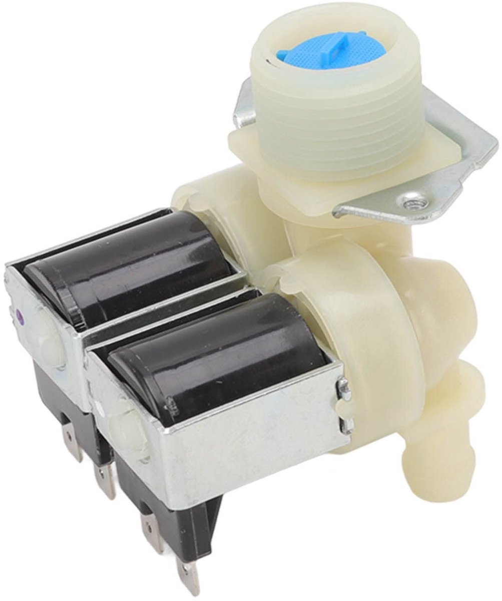 Dailygoods- Waterinlaatklep Dubbele Kop - Geschikt voor Cilinderwasmachines - Hoogwaardig ABS-Materiaal - Nauwkeurige Bewerking - Duurzaam voor Langdurig Gebruik - Inlaatklep