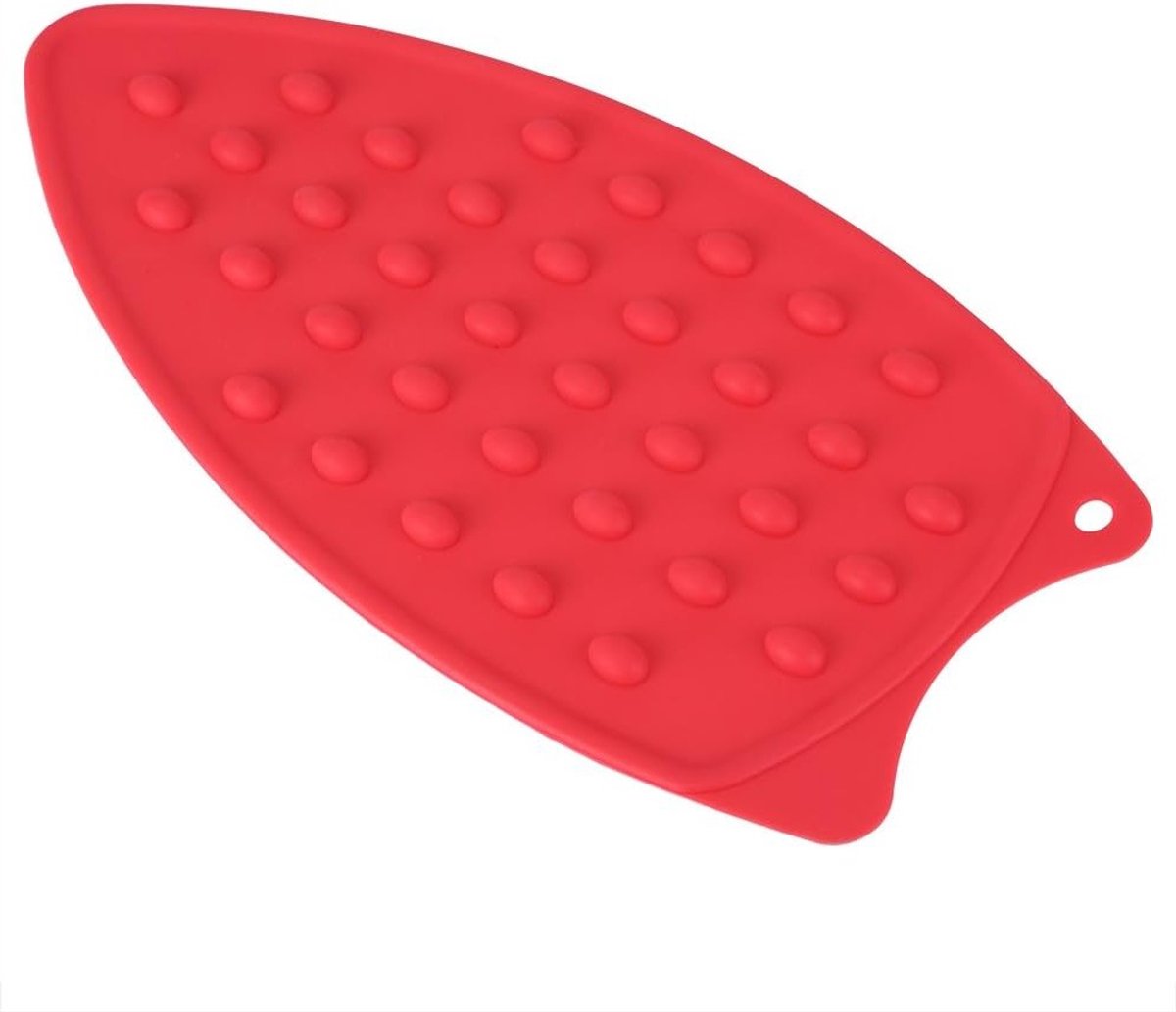 Iron Ondersteunende Niet-Slip Siliconen Zool voor Strijkijzer - Hittebestendig en Duurzaam (Rood)