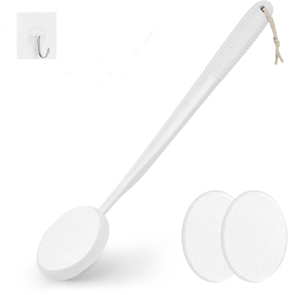 Dailygoods- Lotion-applicator ergonomisch ontwerp - Lotion applicator voor rug - Antislip handgreep - Zachte absorberende pad - Gelijkmatige toepassing - Makkelijk aanbrengen op moeilijk bereikbare plekken - Lotionkwast