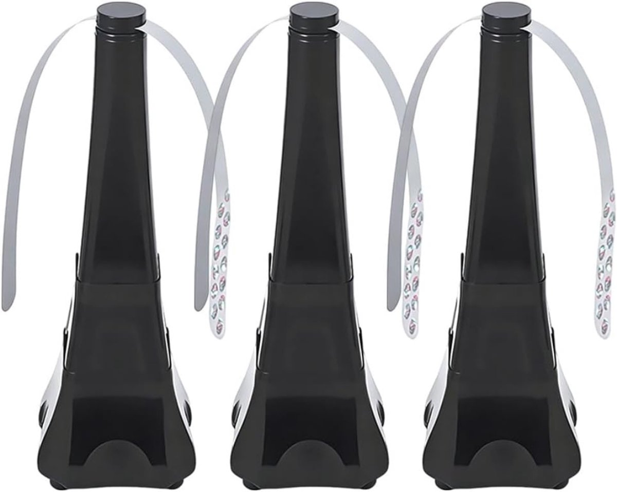 QORA® Vliegenverjager voor op Tafel - Vliegenverjager - Vliegenmeppers - Zwart - 25cm x 25cm x 9cm
