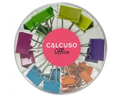 Kleurrijke Multifunctionele Clips – 26 stuks, 6 kleuren – stevige binderclips, foldback clips voor kantoor & school