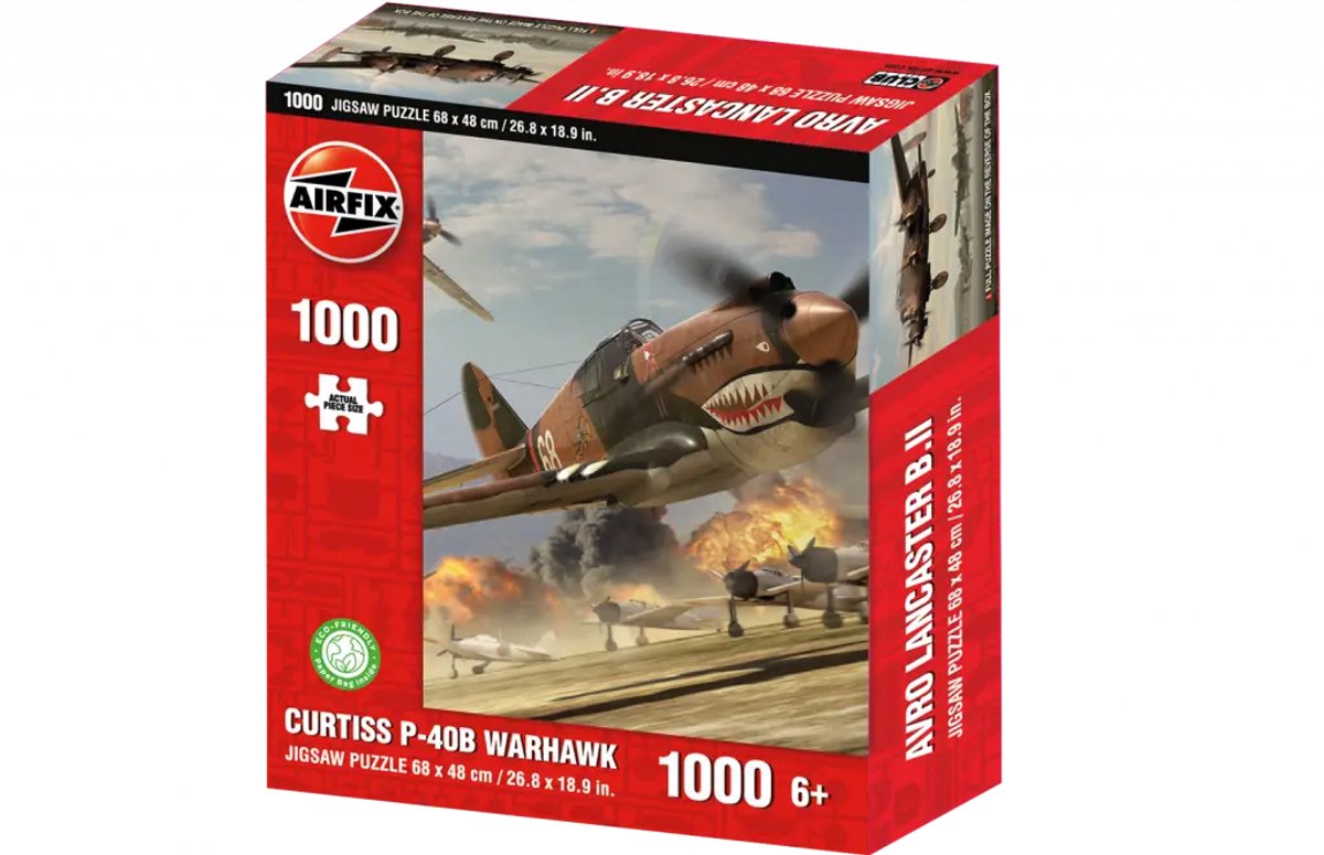 Curtiss P-40B Warhawk Puzzel 1000 Stukjes