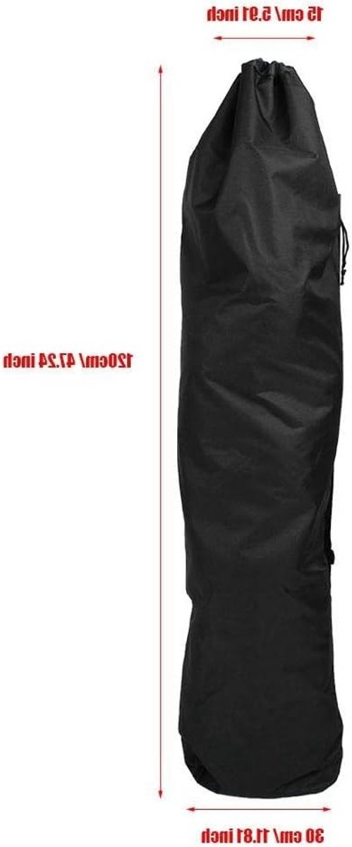Waterdichte Longboard Tas voor Skateboard Ruime Opbergoplossing van 120 x 30 x 15 cm met Draagriemen en Accessoires