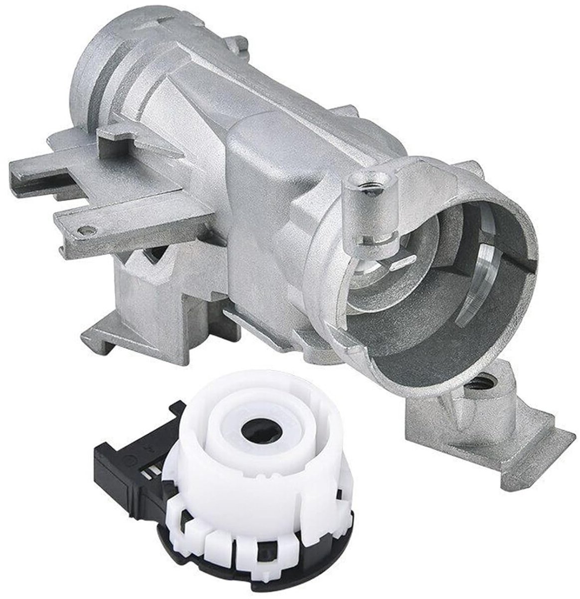 Vergrendelingshuis voor ontsteking met slotcilinder en startschakelaar voor Audi, Skoda en VW Golf, Passat en A3 - Vervangingsonderdeel 1K0905851B