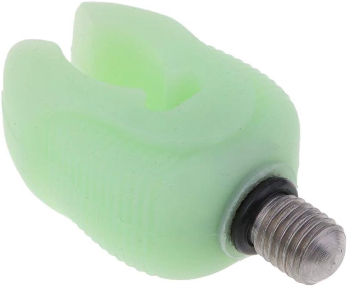 Hengelsteun Grip - Vissteun Accessoire - Nachtvissen - Lichtgevend Siliconen - 5.4 cm Lengte - Lichtgevend