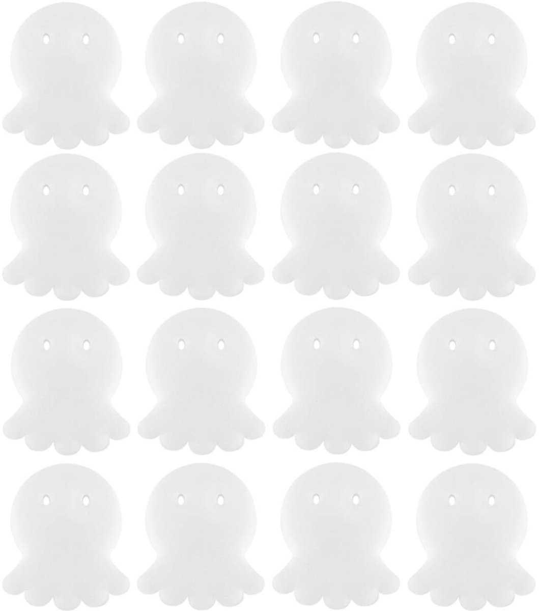 Dailygoods- Absorberende Sponzen 16 Stuks - Olieabsorberende Sponzen - Filters voor Zwembad/Spa - Octopusvormig - Herbruikbaar - Eenvoudig Schoonmaken - Olieabsorberende Spons