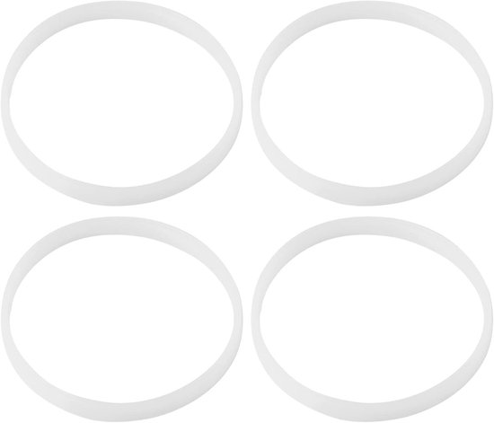 O Ring Gasket voor Juicer en Blender Vervangingsafdichtingen van Wit Rubber - 10cm Seals voor Keuken en Tuinwerk — afbeelding 5