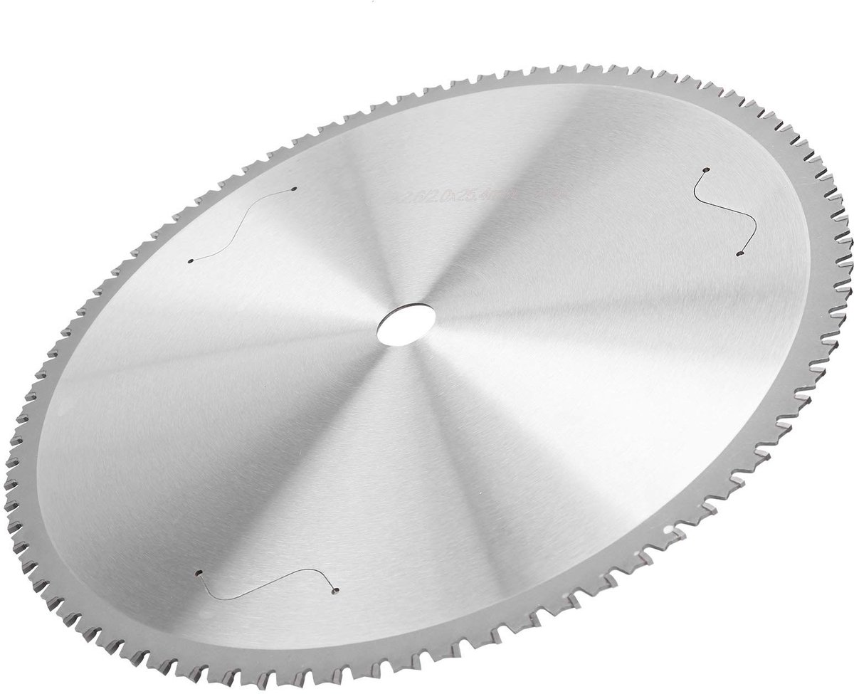 Dailygoods- Metaaldoorslijpschijf 80T Hoge Snelheid - Cirkelzaagblad - Professionele Accessoires - Hoogwaardig Snelstaal - 355 x 2,6 x 25,4 mm - Geschikt voor Harde Materialen - Zaagblad