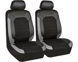 Autostoelhoes - Stoelbeschermer - Auto Interieur - Ademend Leer - Set van 2 - C