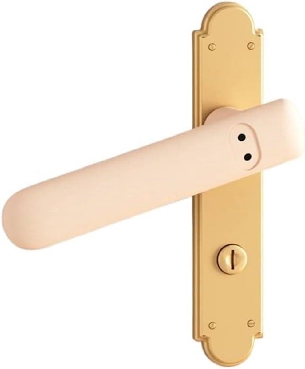Deurklinkhoes Beschermer - Deurknop Mouw - Kinderslot Deur - Anti-botsing Stil - 153 cm - Abrikoos
