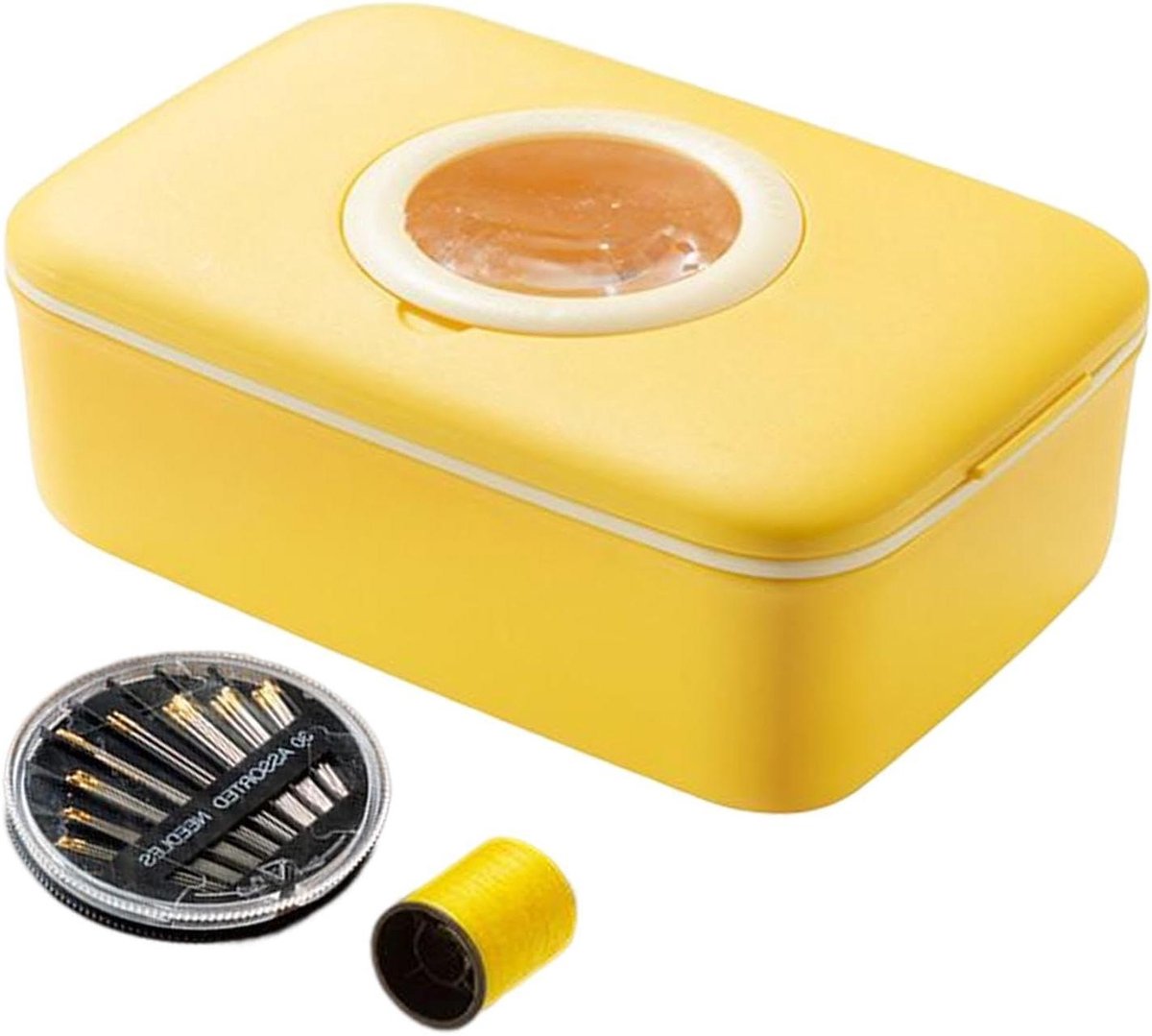 Reis Naaiset - Reparatieset - Snelle Kledingreparatie - Compact Opbergdoos - 18 cm - Blauw