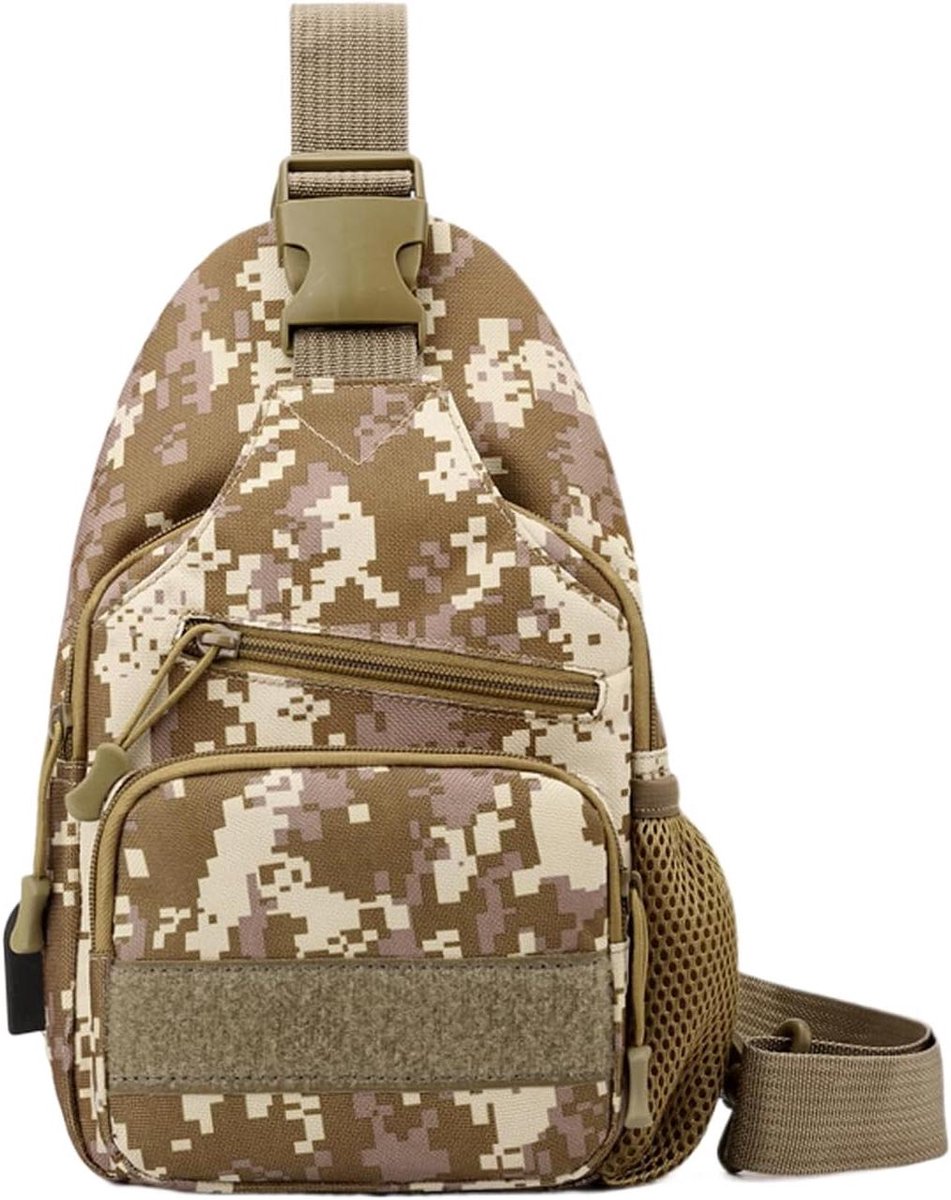 Borsttas - Schoudertas Slingbag - Buitenactiviteiten - Verstelbare banden - 29x17x7 cm - Niet gespecificeerd
