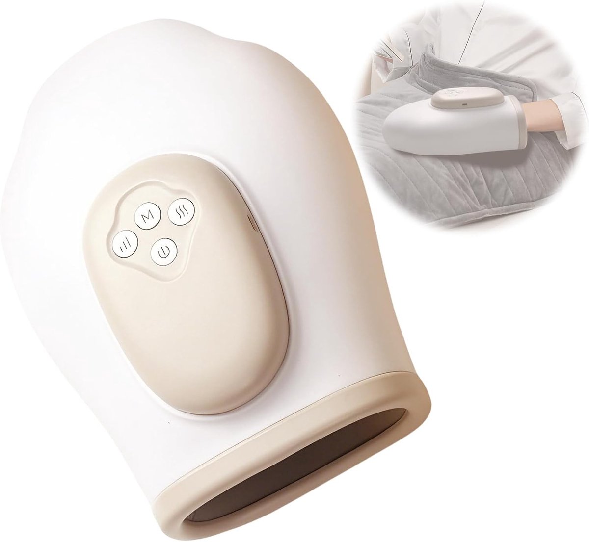 Draadloze handmassager voor ontspanning en pijnverlichting, ideaal voor thuisgebruik en stressvermindering