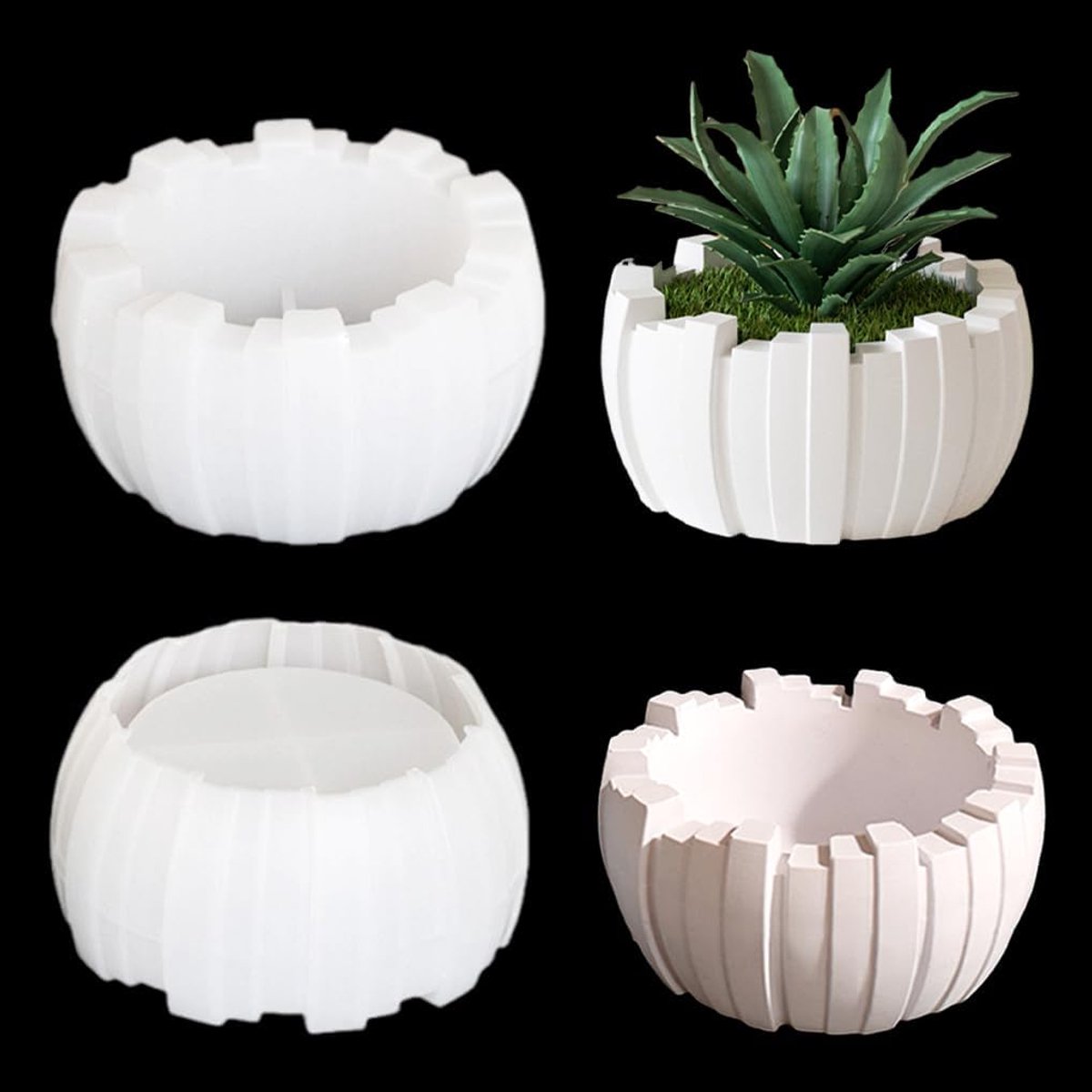 Siliconen Mould Onregelmatige Kom - 10,5x5,4 cm - Hoogwaardige silicone - Perfect voor DIY creaties - ShopVlot