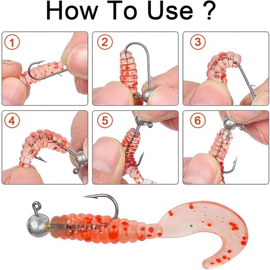 SnelShoppen - Lead Head Jig Haak Kit (25st), 7g/10g/12g/14g/17g, Sharp Jig Heads, Duurzaam en Corrosiebestendig, Voor Zoetwater en Zoutwater, Inclusie — afbeelding 3