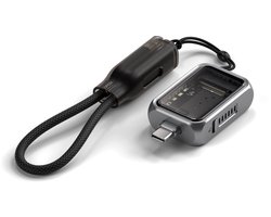 Satechi mini NVMe SSD Behuizing – Geschikt voor M.2 NVMe 2230 SSD – 1 x USB-C 3.2 10 Gbps – incl. draagkoord - Grijs