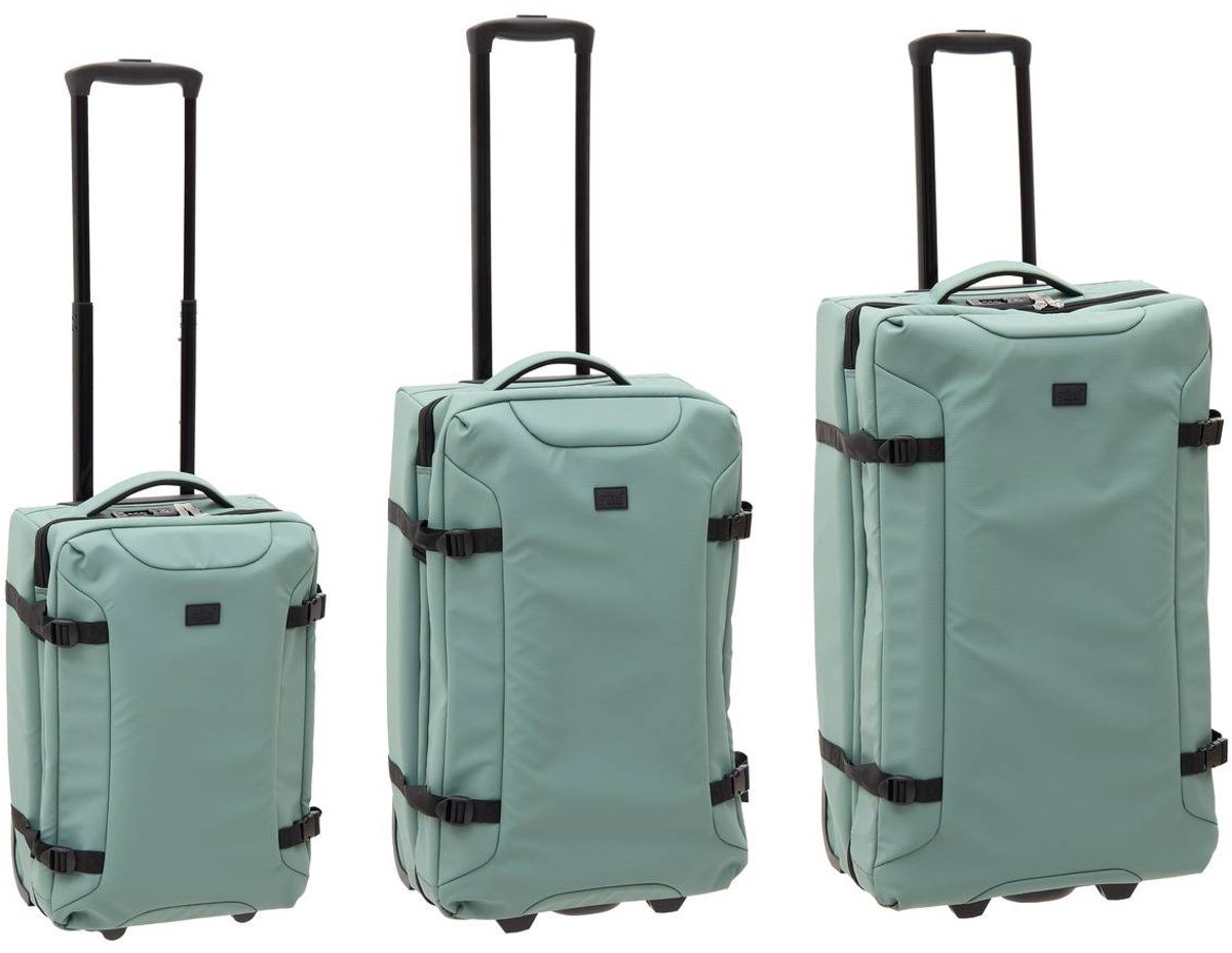 Set van 3 zachte reiskoffers