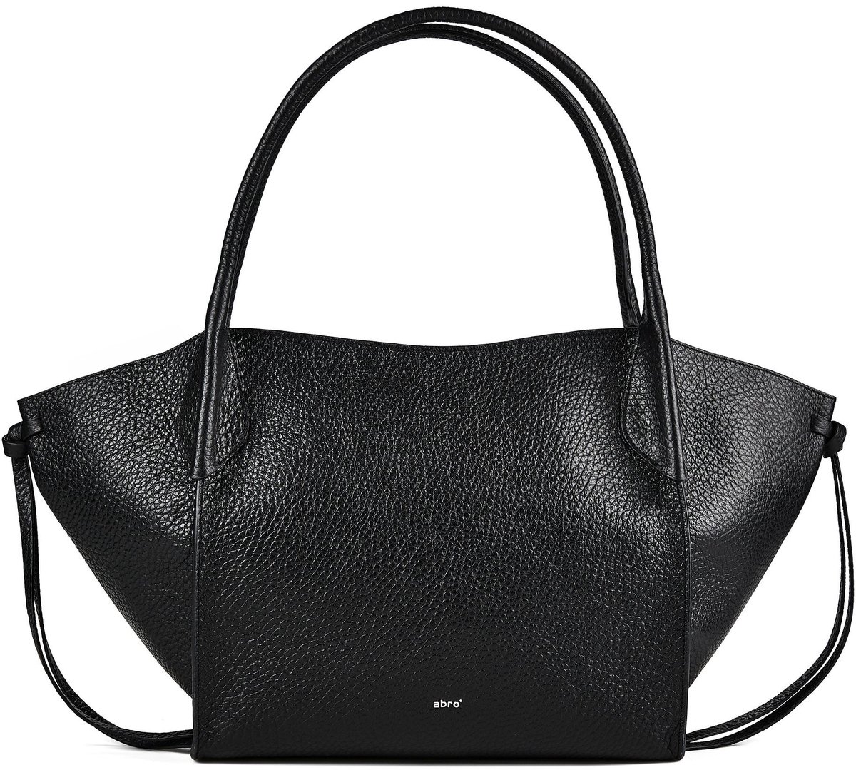 abro Vibe Schoudertas Leder 32 cm - Dames - black-nickel