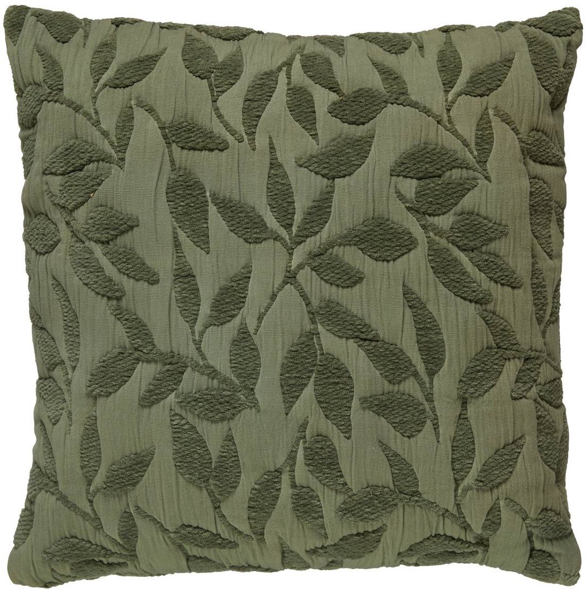 Kussen met afneembare hoes van jacquard-katoengaze LEHTO