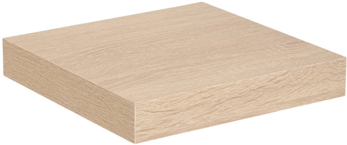 Five® - Wandplank - eiken - 23.5x23.5x3.8 cm - Bruin