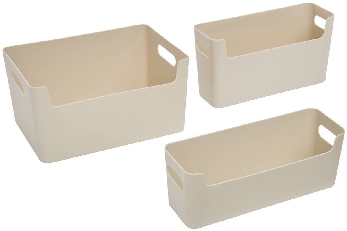 Set van 3 opbergmanden ESSENTIELS