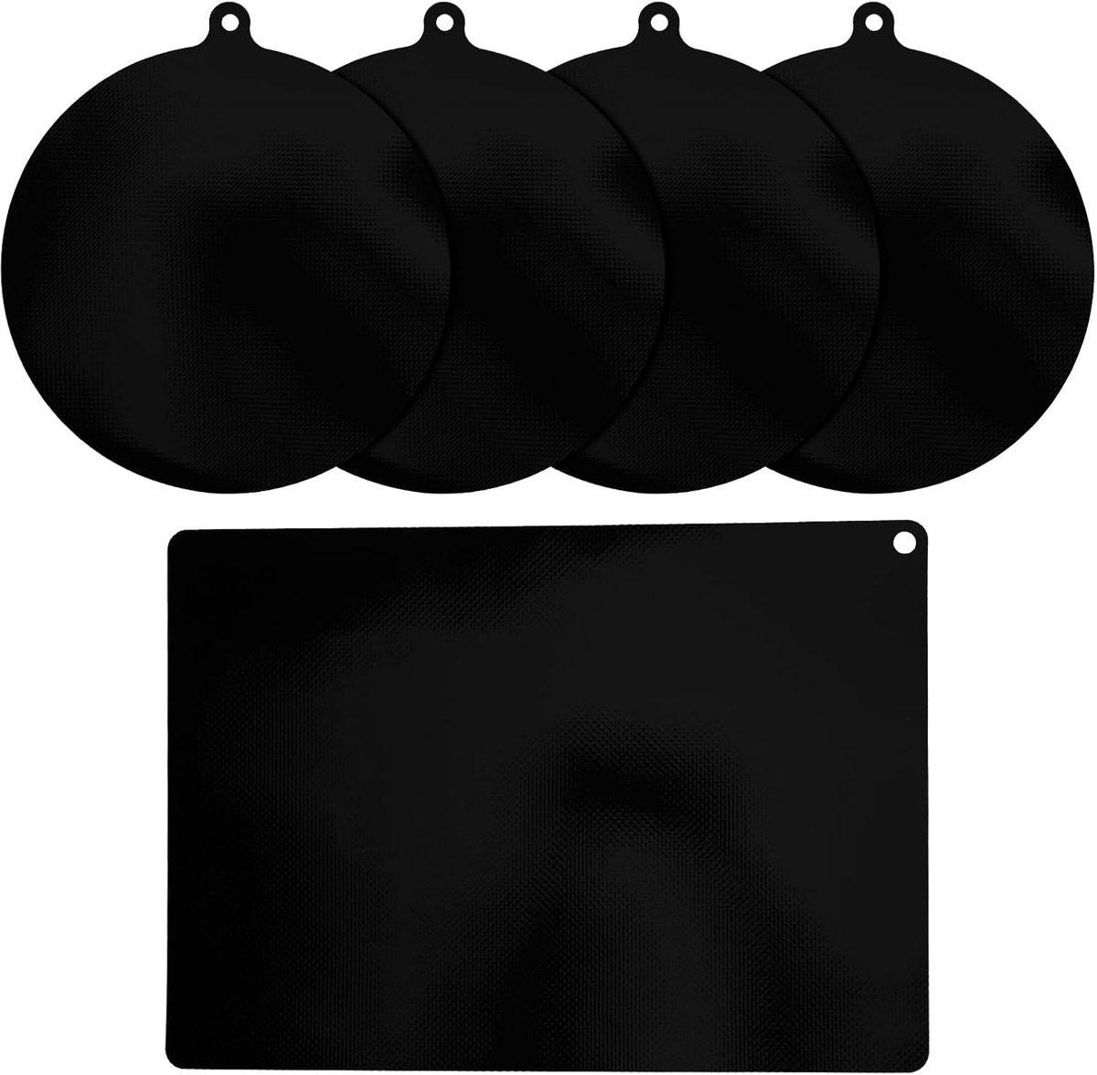 Inductiemat Set van 5 - Silicone Beschermmatten - Waterdicht en Hittebestendig - Bescherming voor Inductiekookplaat - ShopVlot