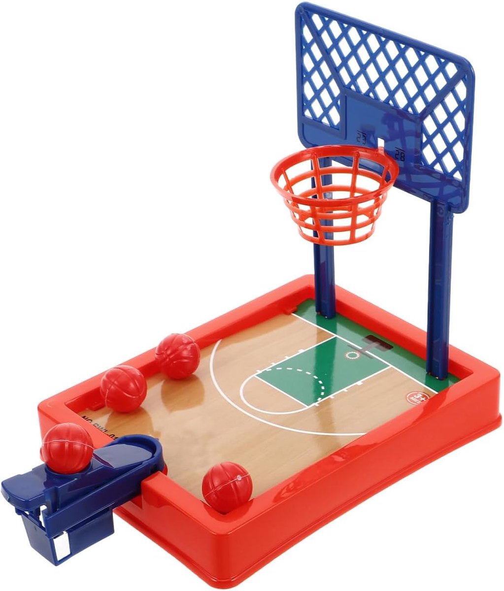 SnelShoppen - Mini Tafel Basketbalspel - Interactief Vinger Basketbal Spel voor 2 Spelers - Ideaal voor Kantoor, School, Thuis - Bevorder Teamwork en