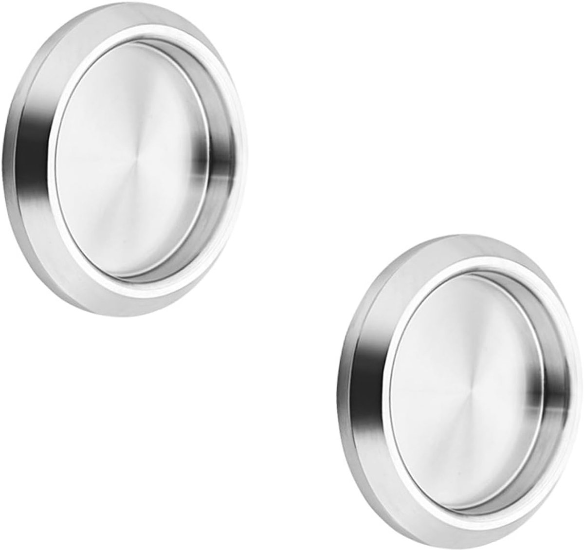 Schuifdeursleutel 68mm - RVS 304 - Rond design - Voor kasten en spiegels - ShopVlot