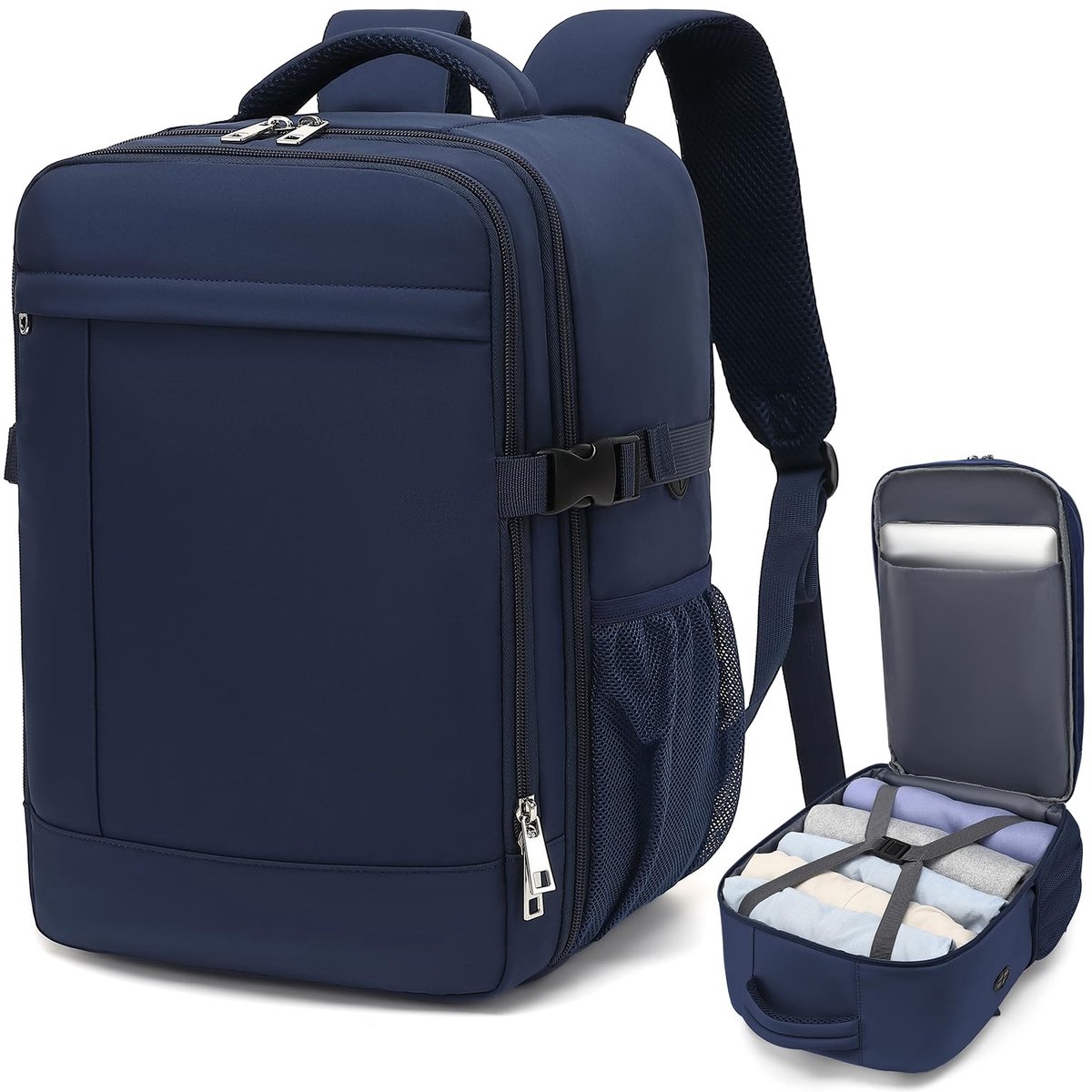 Omgoods - Handbagage voor Ryanair, 45 x 36 x 20 cm, Donkerblauw