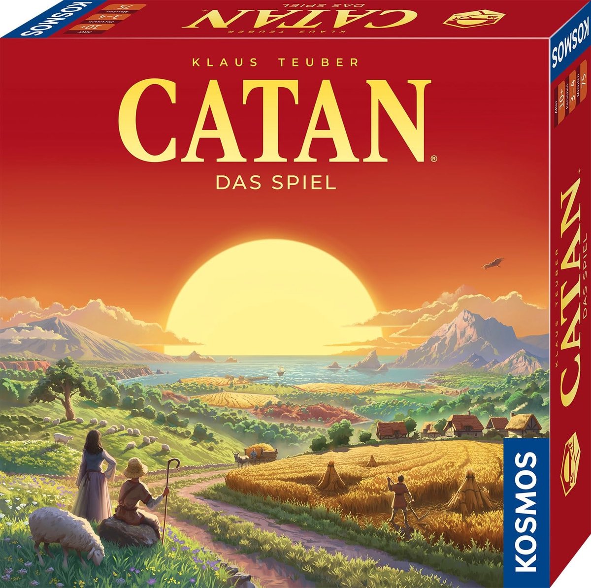 Omgoods- Bordspel Catan - Instap in de wereld van Catan - Handelsroutes - Vestigingen - Grondstoffen - Volledig herziene weergave - Strategisch Spel