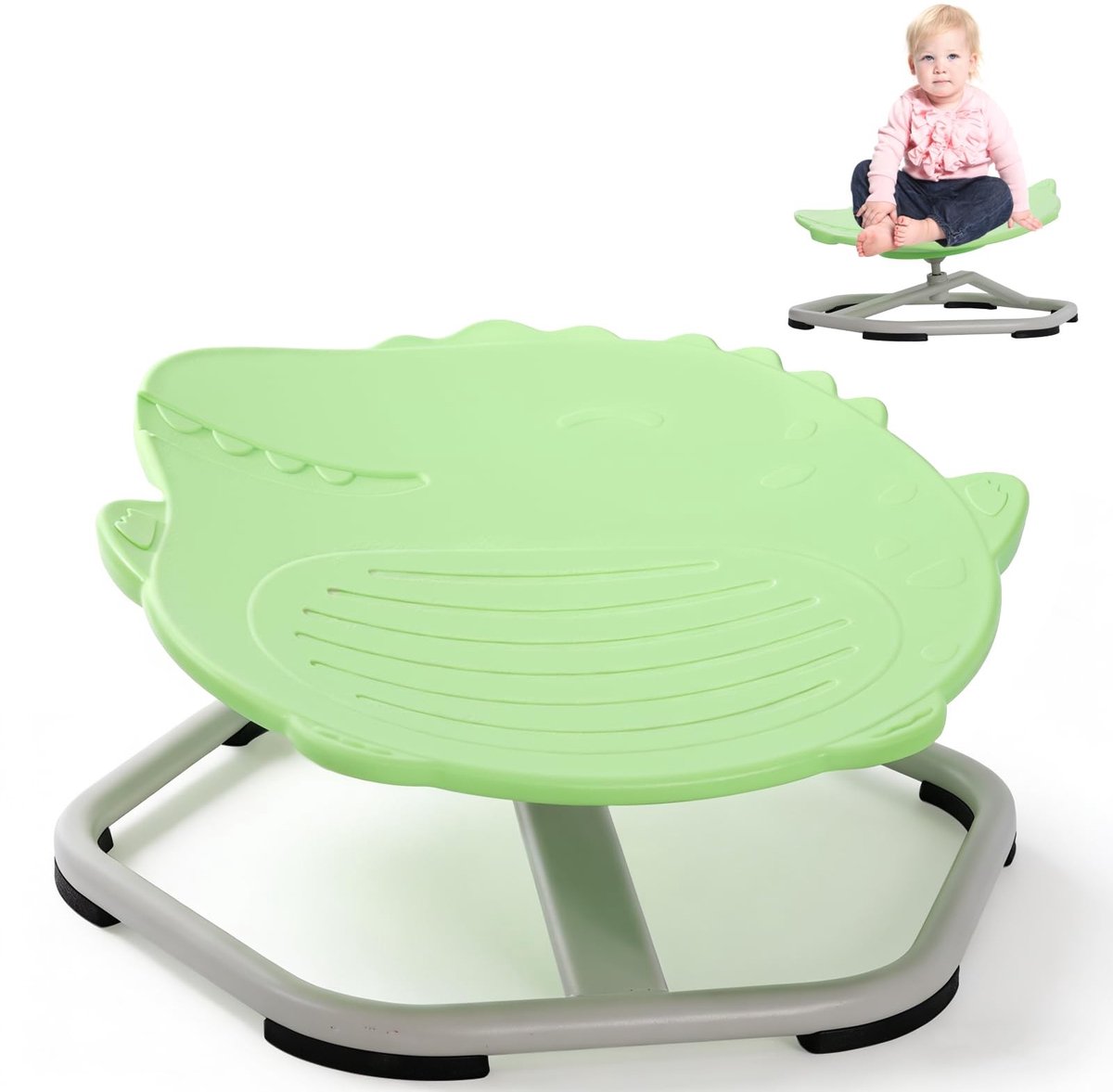 Omgoods - Sensory Swivel Chair voor Kinderen, 360° Draaitstoel