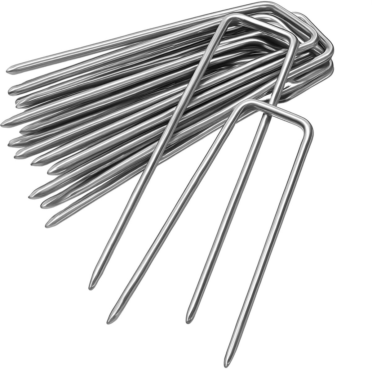 Omgoods - 50 Galvaniseerde Grondankers voor Tent en Tuin