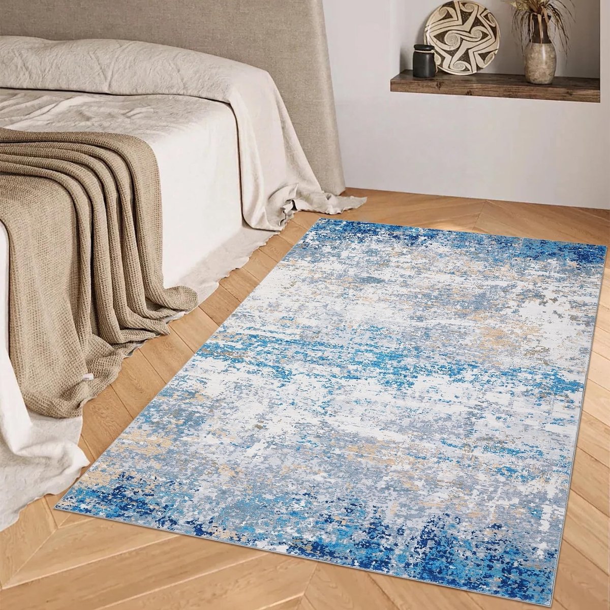 Omgoods - Abstract Vloerkleed 80 x 150 cm met Antislip en Wasbare Eigenschappen