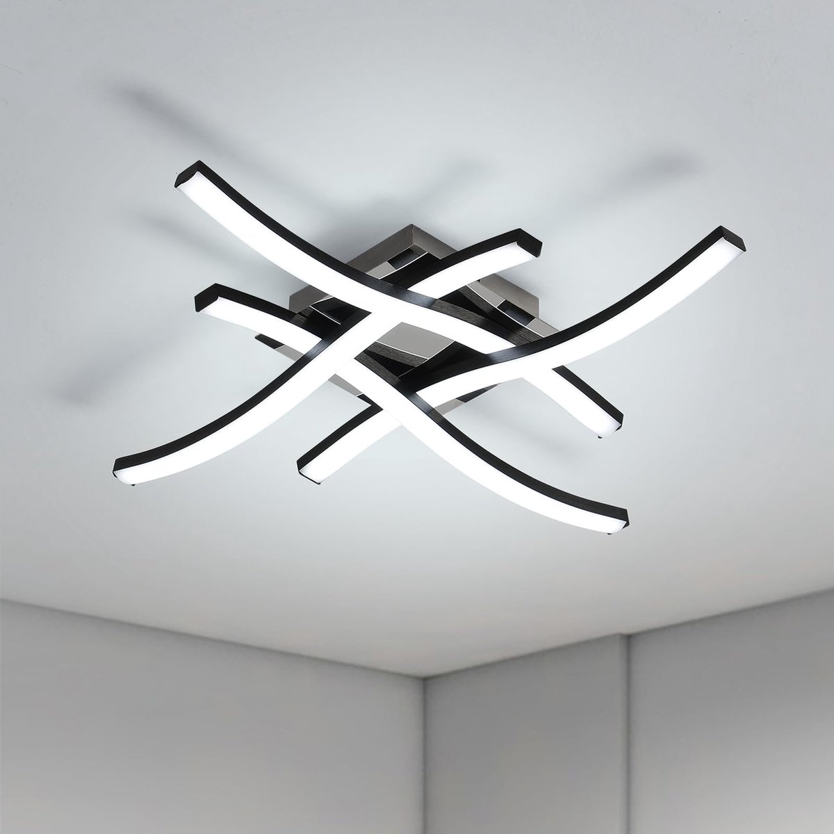 Omgoods - Moderne Plafondlamp LED 24W met 4 Lichten