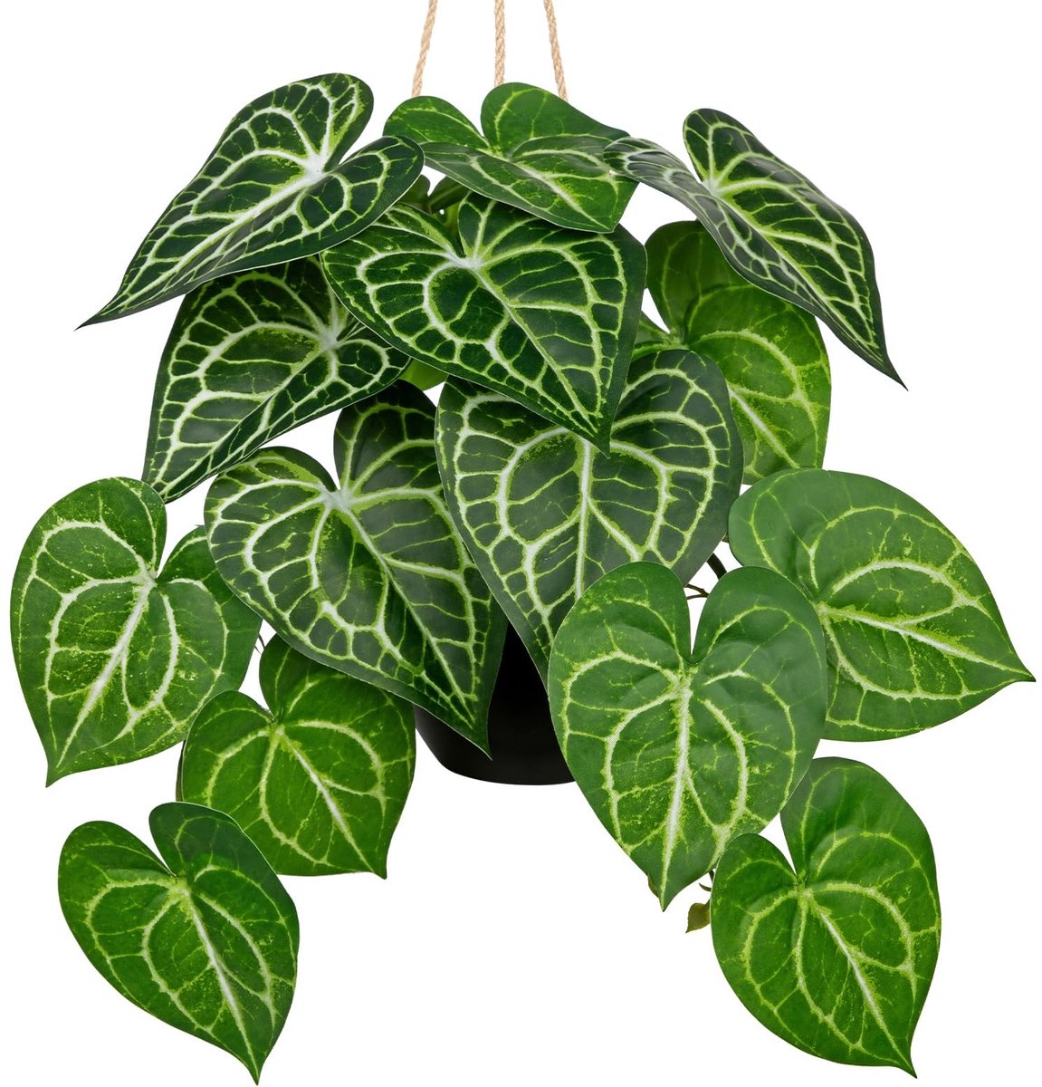 Omgoods - Kunstplant Anthurium, Hangend, 56 cm, Decoratief