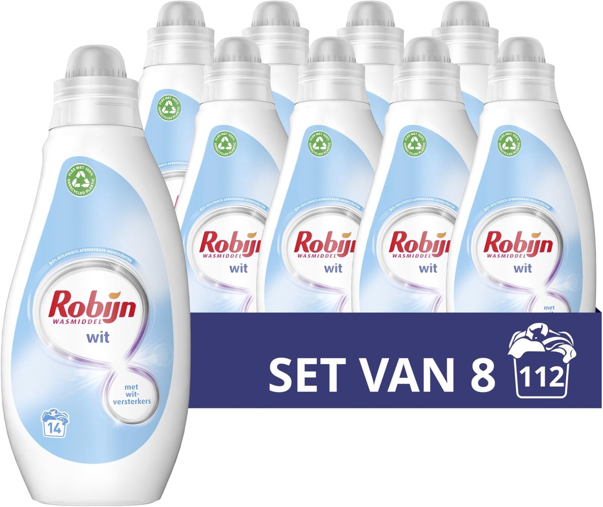 Omgoods - Witte Vloeibare Wasmiddel Value Pack voor 8 Wassen