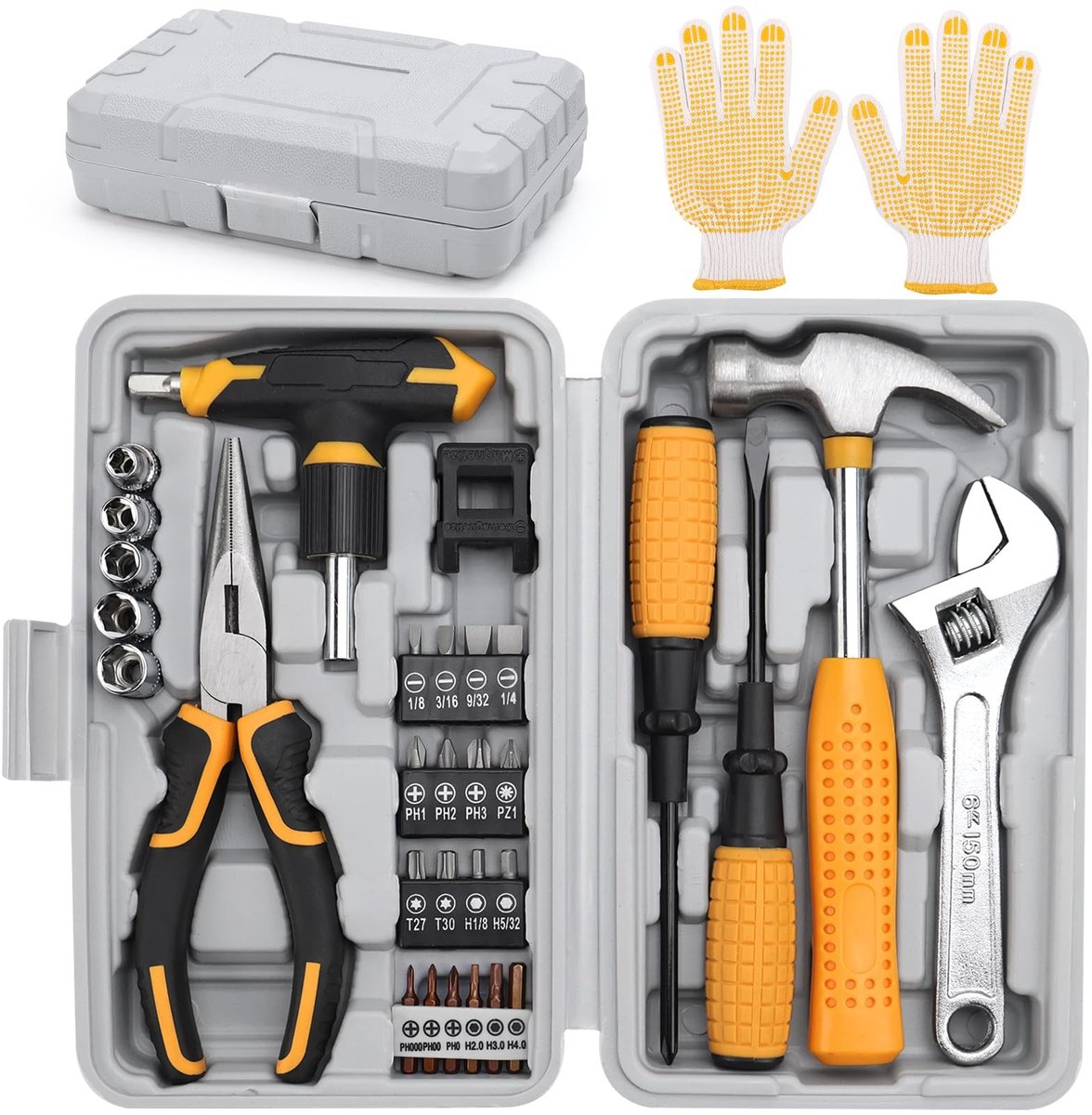 Omgoods - Compacte Handgereedschapset voor Thuis en Kantoor - Draagbare Toolbox