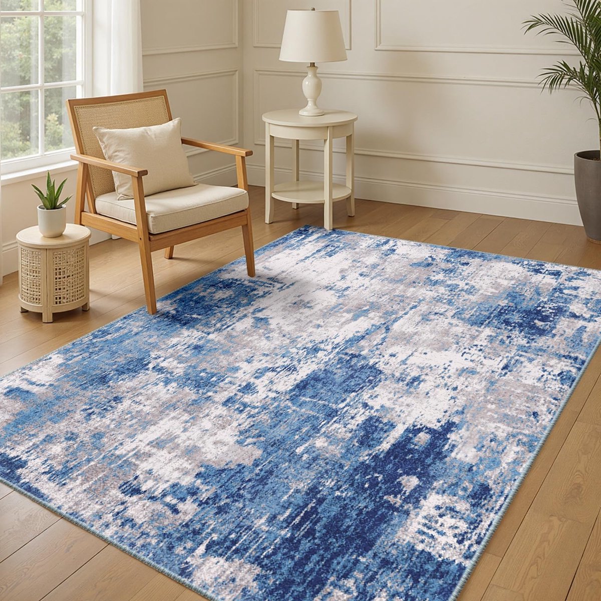 Omgoods - Machine Wasbare Tapijt 90x150 cm met Abstract Ontwerp