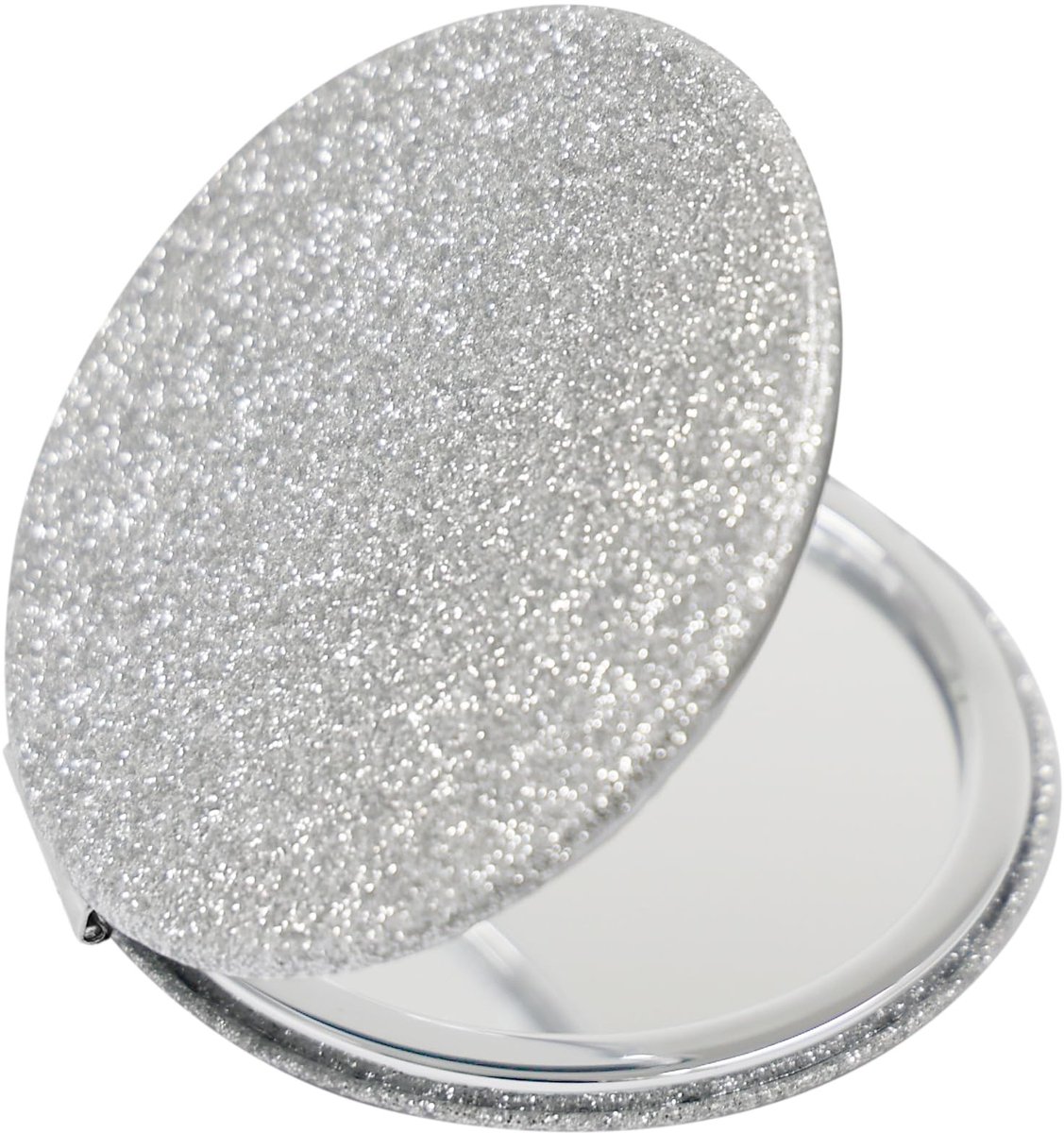 Omgoods - Dubbelzijdige Compacte Make-up Spiegel met Vergroting