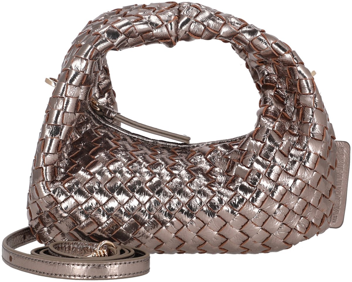 Les Visionnaires Greta Micro Weave Metallic - Handtasche (light bronze)