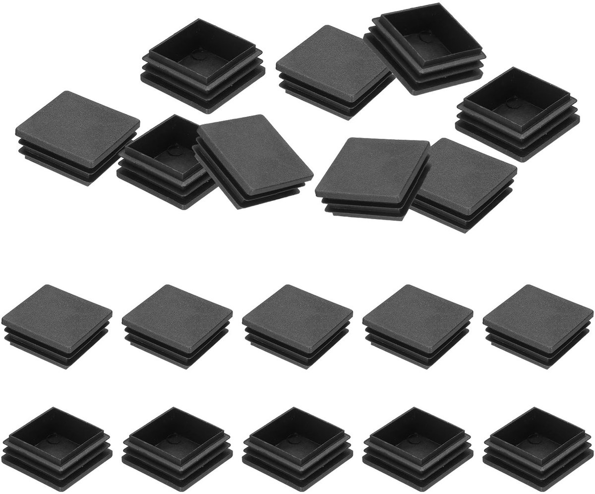 Omgoods - Set van 20 Plastic Eindkappen voor Vierkante Buizen