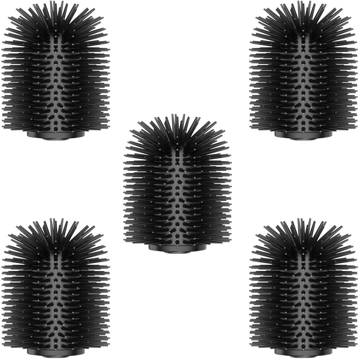 Omgoods - Set van 5 Vervangende Silicone Toiletreinigers
