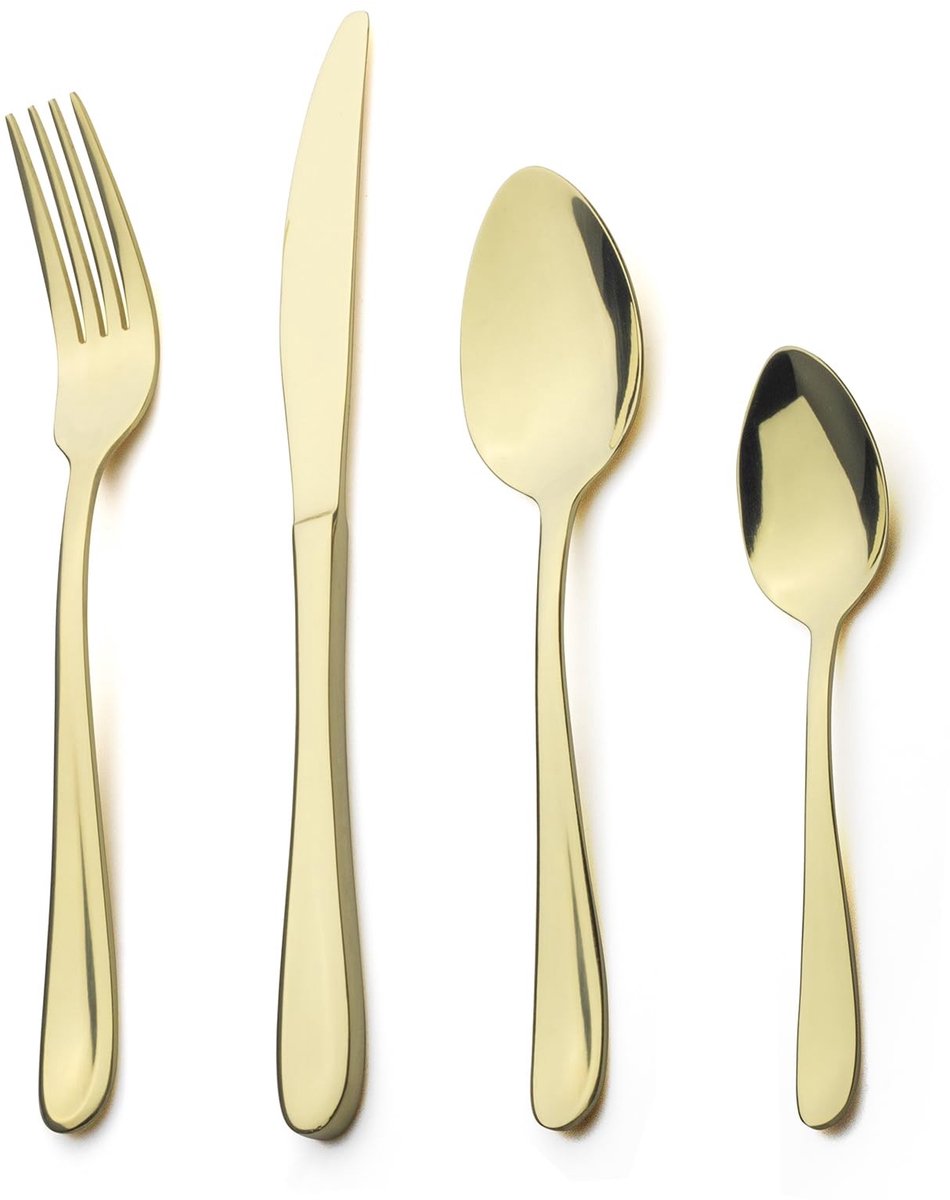 Omgoods - 32-Delig Bestekset in Champagne Goud voor 8 Personen