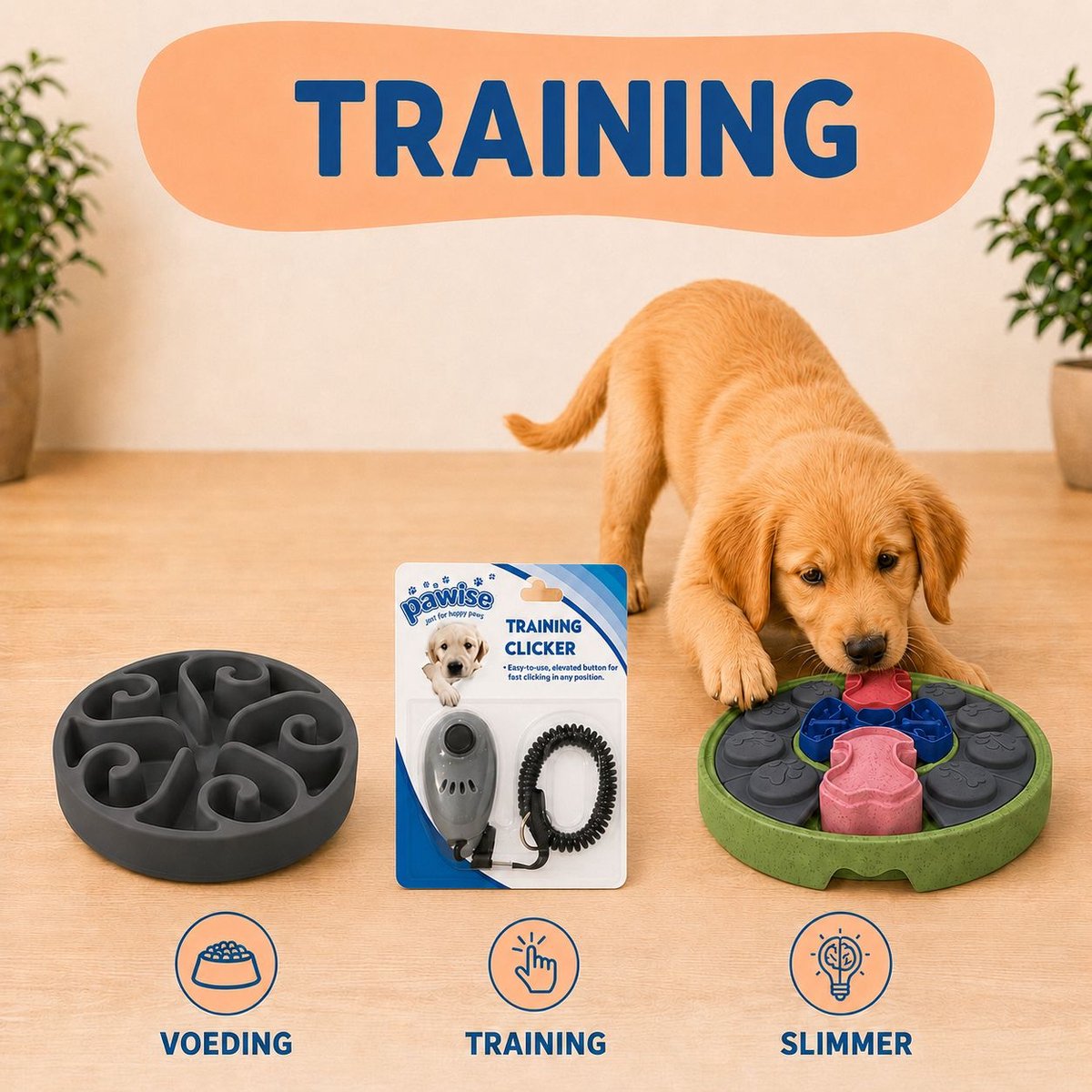 Puppy Pakket Hond met Bench Compleet 23-delig – Puppypakket Starterset met Speelgoed, Training en Verzorging thumbnail 4