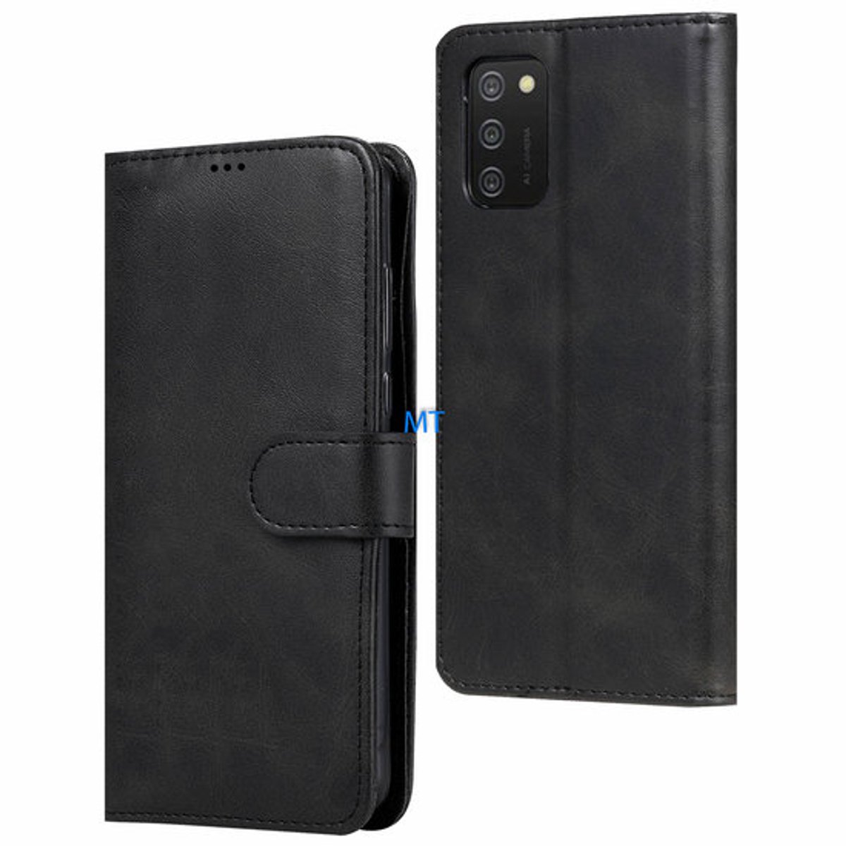 Lux Wallet MT Case Galaxy A13 5G / A04S - Zwart