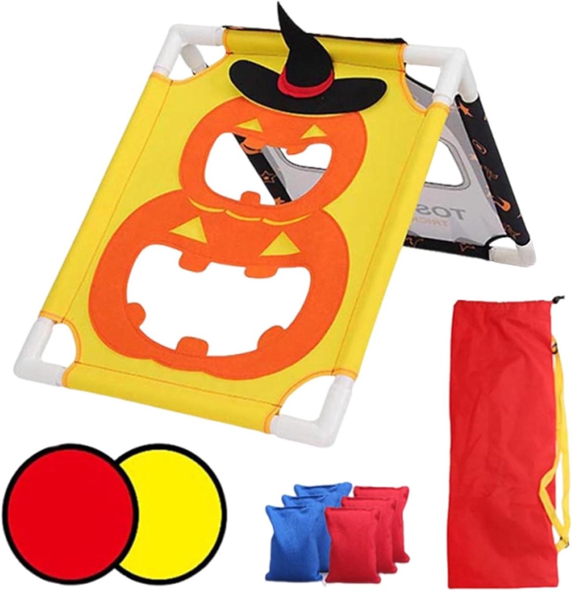 Zitzak Gooien Set - Party Spel Zandzak - Feestactiviteit Binnen - Bevordert Coördinatie - 452 x 139 x 137 cm