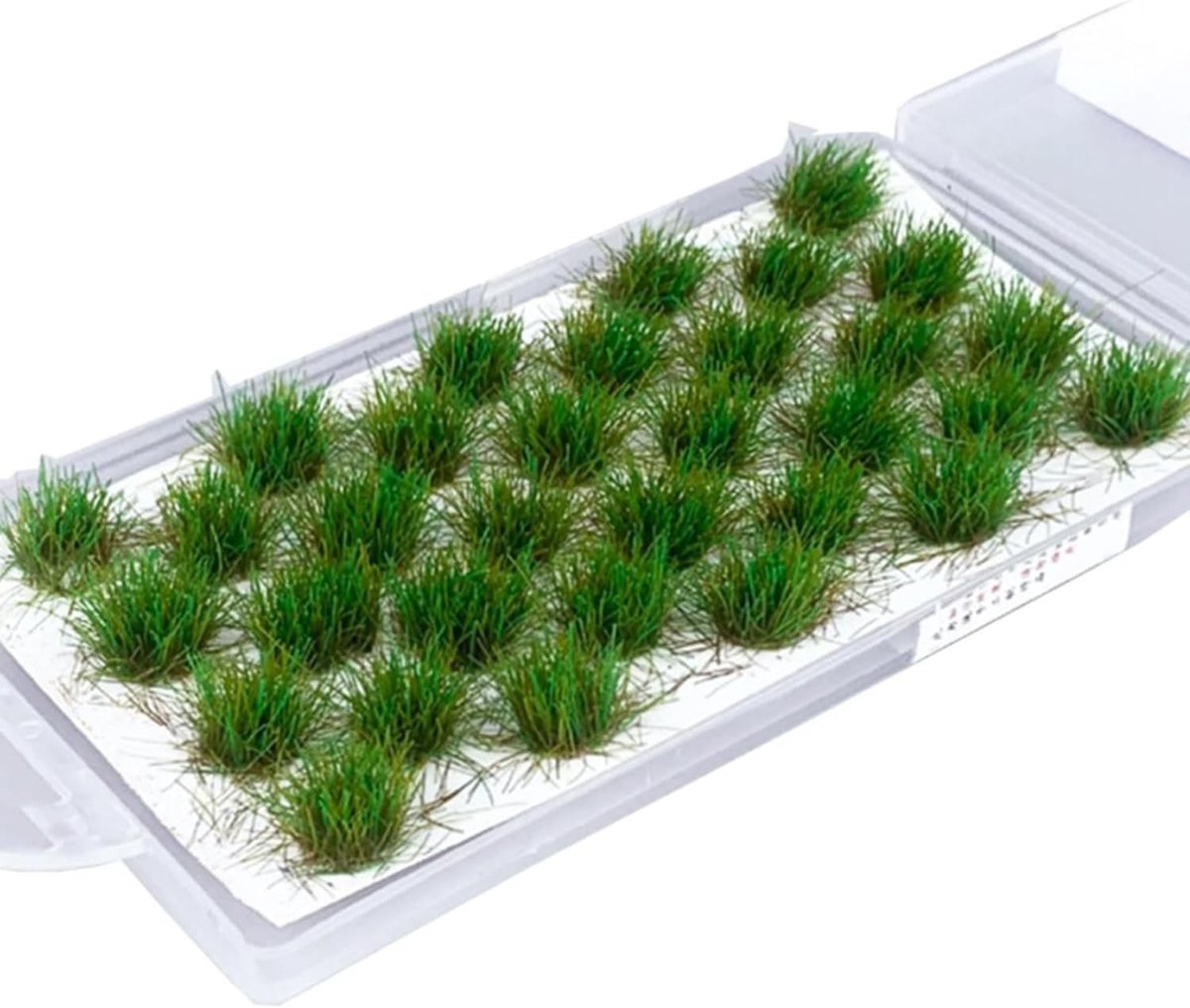 32 Stuks Static Grass Tufts voor Modelbouw en Landschapsdecoratie - Kunstgras, Miniatuurstruiken en Terrain Modeling voor Treinlandschappen